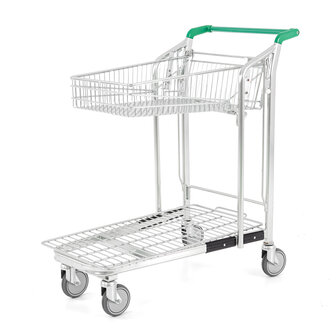 ZB shopping cart collapsible basket