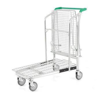 ZB shopping cart collapsible basket