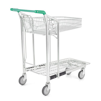 ZB shopping cart collapsible basket