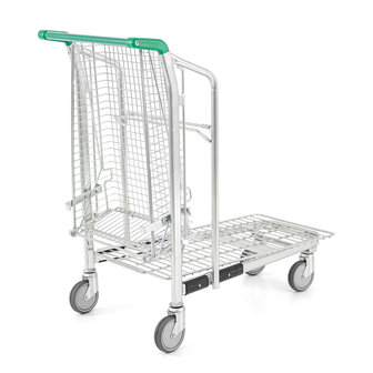 ZB shopping cart collapsible basket