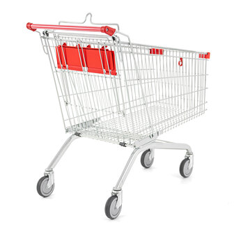 ZB shopping cart 212 with anti theft bottom