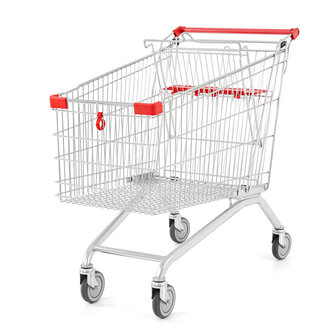 ZB shopping cart 212 with anti theft bottom