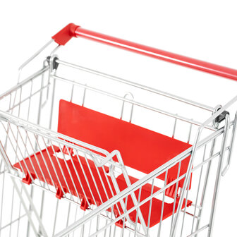ZB shopping cart 212 with anti theft bottom