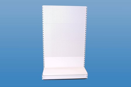Aanbouw wandstelling met perfo achterwanden