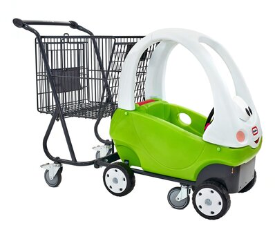 Kids Shopping Cart with Steering Car &ndash; ZB Funmobile 110L