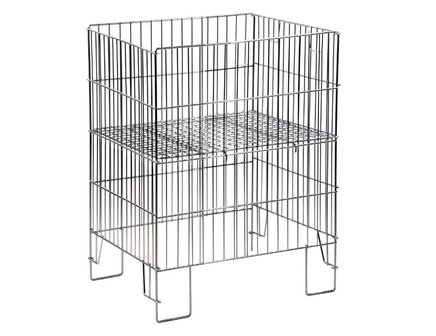 Dump basket 55 x 40 x 80 cm galvanized