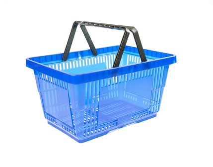 Warenkorb 28 liter Blau