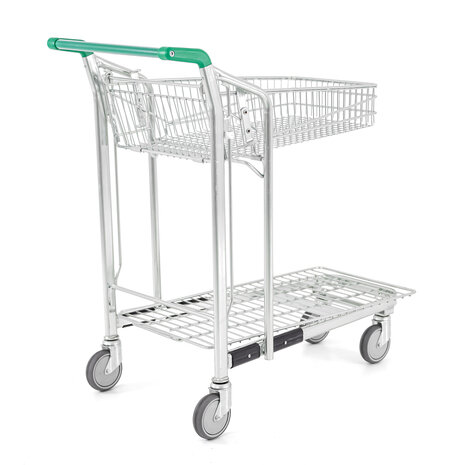ZB shopping cart collapsible basket