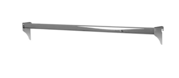 Textiel beugel chroom ovaal recht 66,5cm