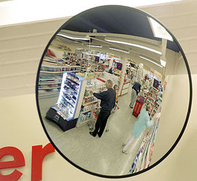 Anti diefstalspiegel ø 600mm rond 